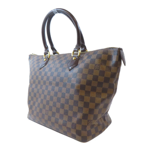 LOUIS VUITTON LV GHW Saleya MM Handbag N51188 Damier Brown v1