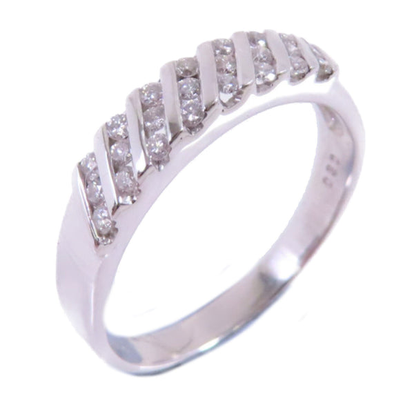 FINE JEWELRY 0.30ct Diamond Ring US#7.5 18K White Gold