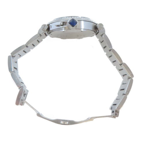 CARTIER Pasha Seatimer Automatic Watch W31080M7 Stainless Steel White