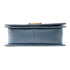 CHANEL CC GHW Boy 25 Chain Shoulder Bag Calfskin Leather Blue