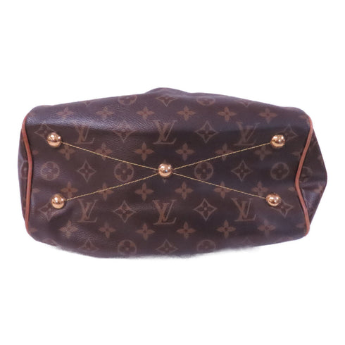 LOUIS VUITTON LV GHW Tivoli PM Handbag M40143 Monogram Brown v2