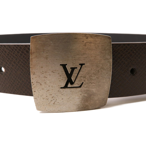 LOUIS VUITTON LV SHW Belt Taiga Leather Brown