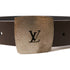 LOUIS VUITTON LV SHW Belt Taiga Leather Brown