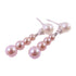 MIKIMOTO SHW Pearl Earrings 925 Sterling Silver