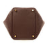 HERMES GHW Picotin PM Tote Bag Clemence Leather 47 Chocolat