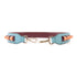 FENDI SHW Shoulder Strap Leather Turquoise Tan Orange