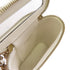 CHANEL CC GHW Vanity Case Chain Shoulder Bag Calfskin Leather White