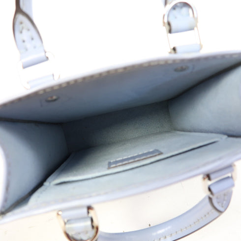 LOUIS VUITTON LV SHW Petit Sac Piat 2 Way Shoulder Bag M81069 Epi Blue