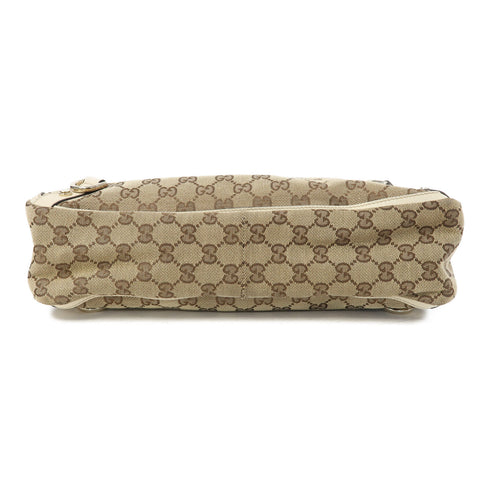 GUCCI GG GHW Shoulder Tote Bag 170004 Canvas Brown