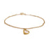 TIFFANY&CO Open Heart Bracelet 18K Yellow Gold