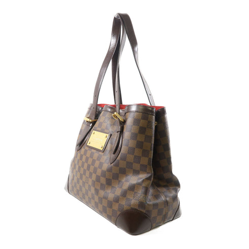LOUIS VUITTON LV GHW Hampstead MM Shoulder Bag N51204 Damier Ebene Brown