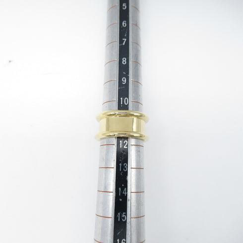 LOUIS VUITTON LV Berg Band Ring 18K Yellow Gold Diamond US#6/JP#11/LV#51