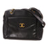 CHANEL CC GHW Chain Shoulder Tote Bag Calfskin Leather