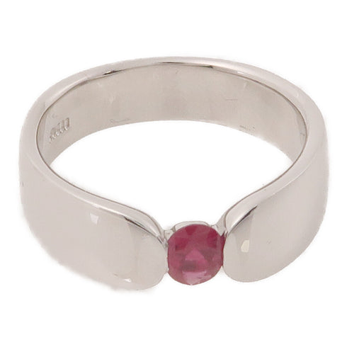 JEWELRY 0.36ct Ruby Ring PT900 Platinum US#8.25