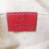 GUCCI GG GHW GG Marmont Waist Body Bag Calfskin Leather Red