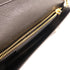 PRADA GHW Wallet On Chain Shoulder Bag 1DH029 Calfskin Leather Black