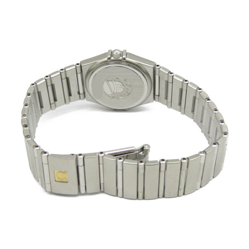 OMEGA Constellation Quartz Wristwatch 1572300 Stainless Steel Beige #17.25cm