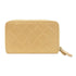 CHANEL Quilted CC GHW Wallet Calfskin Leather Gold