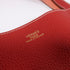 HERMES Double Sens Shoulder Bag Taurillon Clemence Stamp P Q5 Rouge Casaque Red