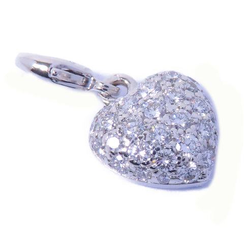 CARTIER Diamond Pendant Top Accessories 18K White Gold