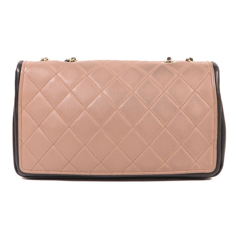 CHANEL CC GHW Chain Shoulder Bag Calfskin Leather v1