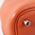 HERMES PHW Picotin PM Handbag Clemence Leather Terre Battue/Orange