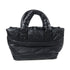 CHANEL CC Coco Cocoon PM Tote Bag Handbag A47108 Calfskin Leather Black