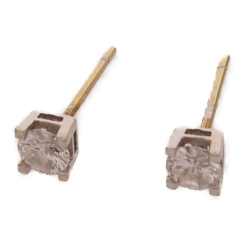 Jewelry Diamond Earrings 18K White Gold