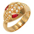 BVLGARI Serpenti Ring 18K Pink Gold US#6.75