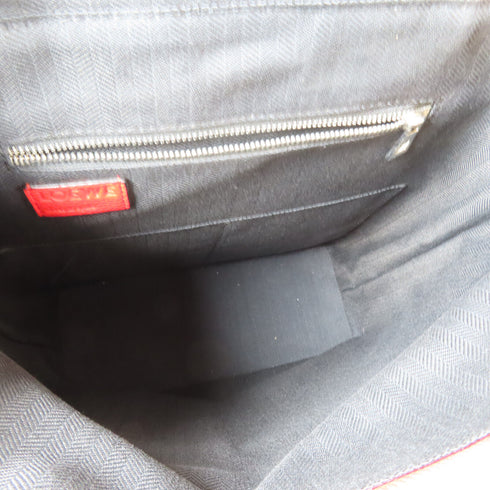 LOEWE SHW Goya Backpack 307.12UU15 Calfskin Leather Red