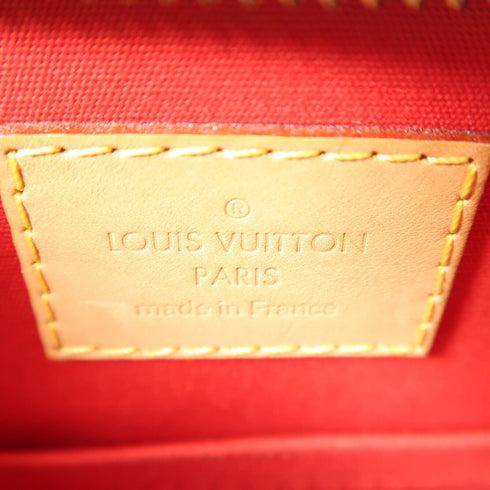 LOUIS VUITTON LV GHW Alma BB 2 Way Shoulder Bag M91606 Monogram Vernis Red