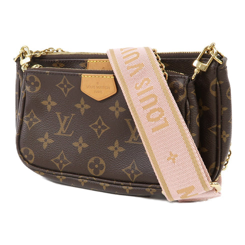 LOUIS VUITTON LV GHW Multi Pochette Accessoires Shoulder Bag Monogram Brown