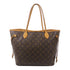 LOUIS VUITTON LV GHW Neverfull MM Shoulder Tote Bag M40156 Monogram Brown