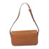 CELINE GHW Claude Bag Shoulder Bag Calfskin Leather Brown