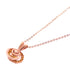Fine Jewelry 0.50ct Diamond Necklace 18K Rose Gold