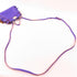 FENDI SHW 2 Way bag Calfskin Leather Purple