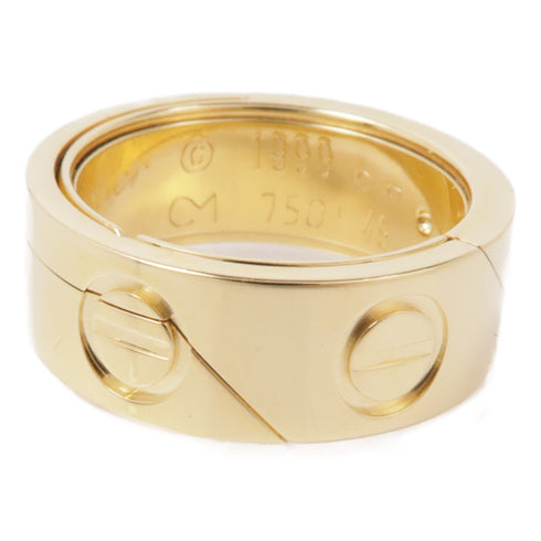 CARTIER Astro Love Ring 18K Yellow Gold Cartier#49 US#4.75