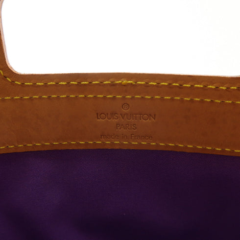 LOUIS VUITTON LV GHW Stanton Handbag M91079 Monogram Vernis Purple