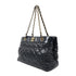 CHANEL Quilted CC GHW Soft Elegance Quilted Shoulder Bag A66415 Calfskin Black