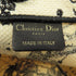 Christian Dior CD Book Tote Bag Canvas Black