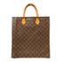 LOUIS VUITTON LV GHW Sac Plat Tote Bag M51140 Monogram Brown v1