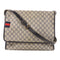 GUCCI GG Shoulder Bag 246411 Coated Canvas Blue/Brown