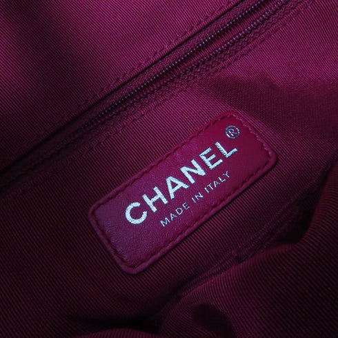 CHANEL Quilted CC Gabrielle Shopping Tote Bag Handbag Calfskin Leather Black