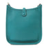 HERMES PHW Evelyne TPM Shoulder Bag Clemence Leather Green