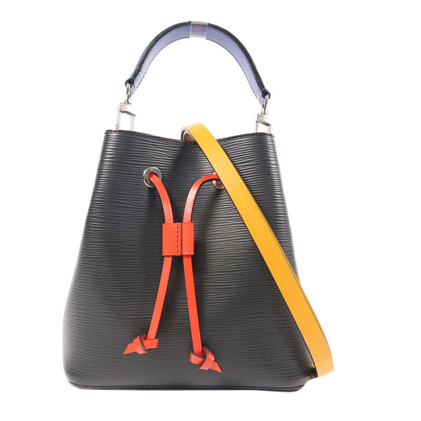 LOUIS VUITTON LV SHW Neonoe BB 2 Way Shoulder Bag Handbag M52853 Epi Black/Red