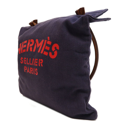 HERMES PHW Aline Shoulder Bag Canvas Purple