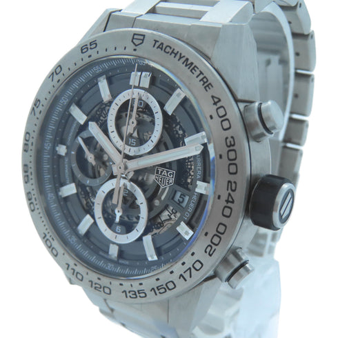 TAG HEUER Carrera Caliber Automatic Watch CAR2A8A.BF0707 Titanium Silver