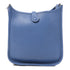 HERMES PHW Evelyne TPM Shoulder Bag Clemence Leather Bleu De Prusse/Blue v1