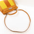 HERMES PHW Kelly 28 2 Way Bag Clemence Leather Brown/Yellow
