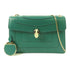 BVLGARI GHW Chain Shoulder Bag 35362 Calfskin Leather Green